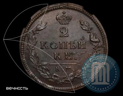 Фото 2 копейки 1813 года КМ-АМ 