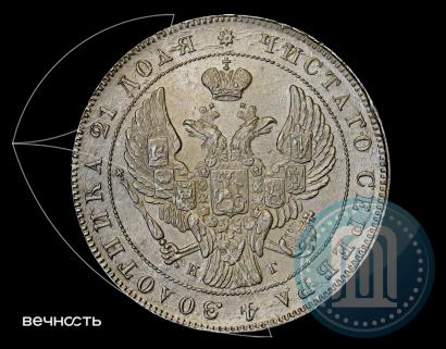 Фото 1 рубль 1841 года СПБ-НГ 