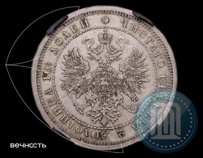 Picture Poltina 1876 year СПБ 