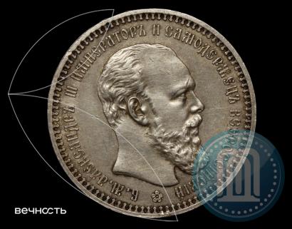 Picture 1 rouble 1892 year (АГ) 