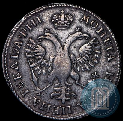 Фото 1 рубль 1718 года OK-L 