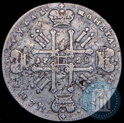 Фото 1 рубль 1728 года  "Тип 1727"