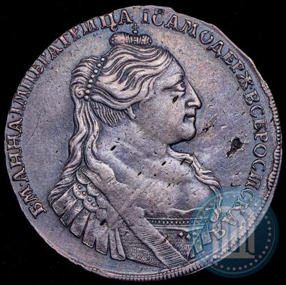 Фото 1 рубль 1734 года  "Тип 1735 года"