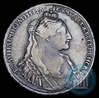 Фото 1 рубль 1734 года  "Тип 1735 года"