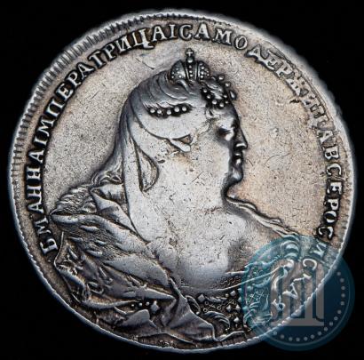 Фото 1 рубль 1738 года  "Московский тип"