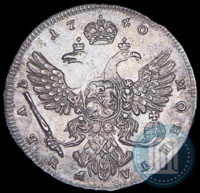 Фото 1 рубль 1740 года  "Московский тип"