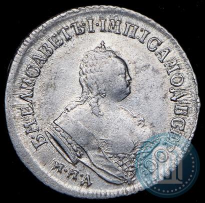 Фото Полуполтинник 1750 года ММД 