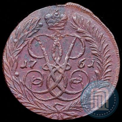 Фото 2 копейки 1761 года  "Номинал под Св. Георгием"