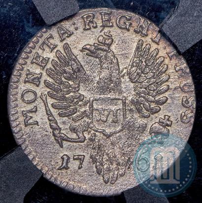 Фото 6 грошей 1761 года  