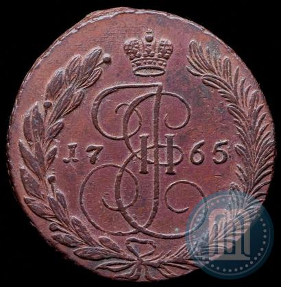 Фото 5 копеек 1765 года ЕМ 