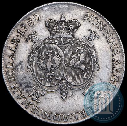 Picture Thaler 1780 year  "Peter von Biron. Courland"