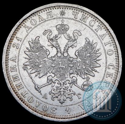 Фото 1 рубль 1885 года СПБ-АГ 