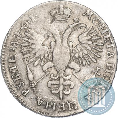 Фото 1 рубль 1719 года OK "Портрет в латах"