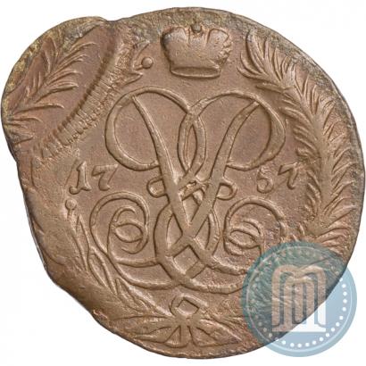 Фото 2 копейки 1757 года  "Номинал под Св. Георгием"