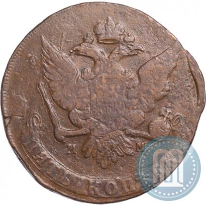 Фото 5 копеек 1759 года ММ 