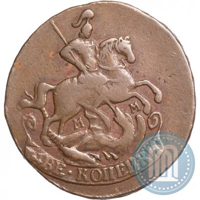 Фото 2 копейки 1763 года ММ 