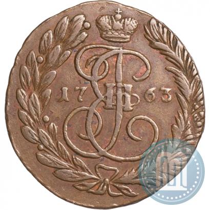 Фото 2 копейки 1763 года ММ 