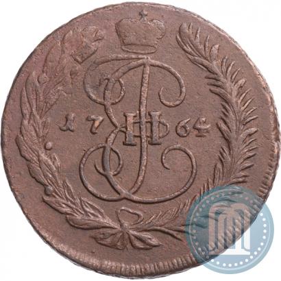 Фото 5 копеек 1764 года ММ 