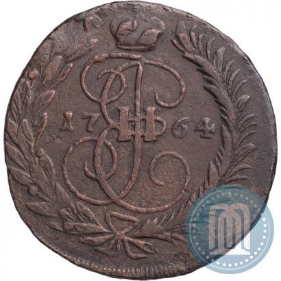 Фото 2 копейки 1764 года ММ 