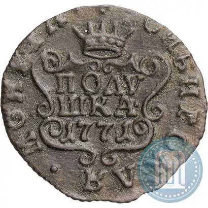 Фото Полушка 1771 года КМ 