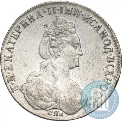 Фото 1 рубль 1780 года СПБ-ИЗ 