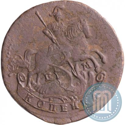 Picture 1 kopeck 1789 year ЕМ 