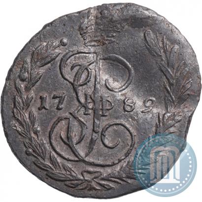 Picture 1 kopeck 1789 year ЕМ 