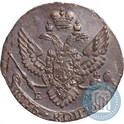 Фото 5 копеек 1790 года ЕМ 