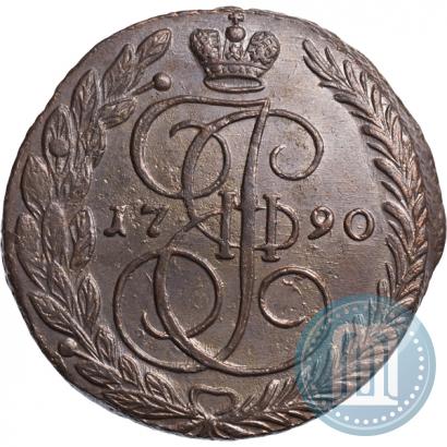 Фото 5 копеек 1790 года ЕМ 
