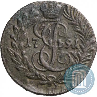 Фото Полушка 1791 года КМ 