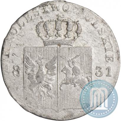 Фото 10 грошей 1831 года KG "Польское восстание"