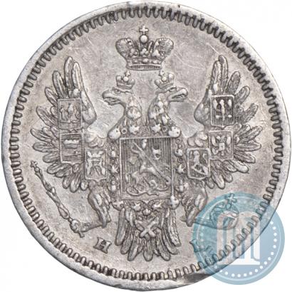 Фото 5 копеек 1853 года СПБ-HI 