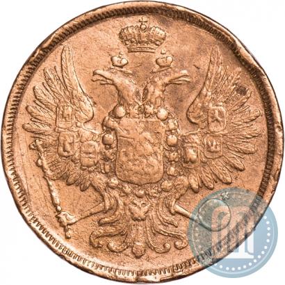 Picture 2 kopecks 1858 year ЕМ 