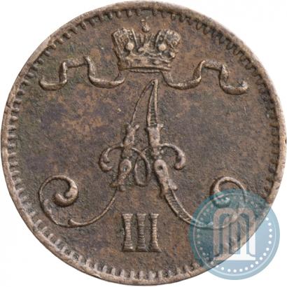 Фото 1 пенни 1881 года  