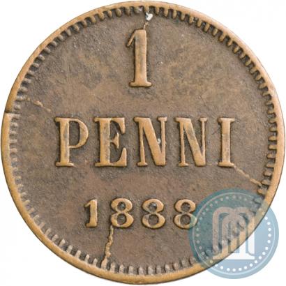 Picture 1 penni 1888 year  