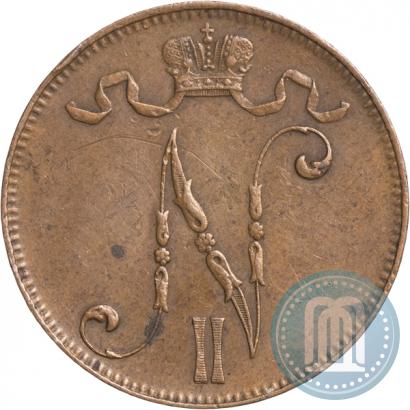 Picture 5 pennia 1911 year  