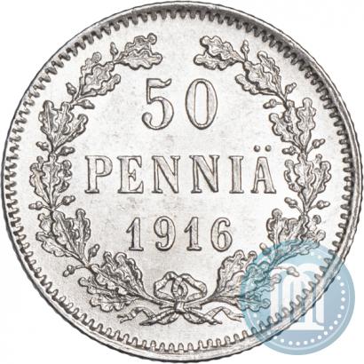 Фото 50 пенни 1916 года S 