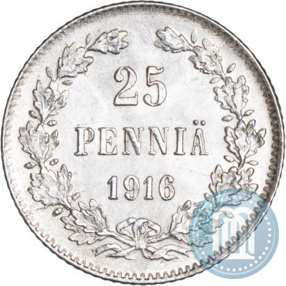Фото 25 пенни 1916 года S 