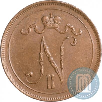 Фото 10 пенни 1916 года  