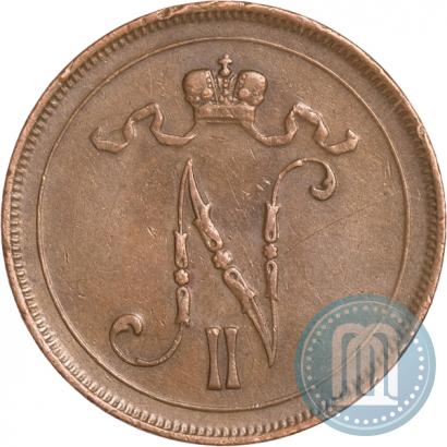 Фото 10 пенни 1916 года  