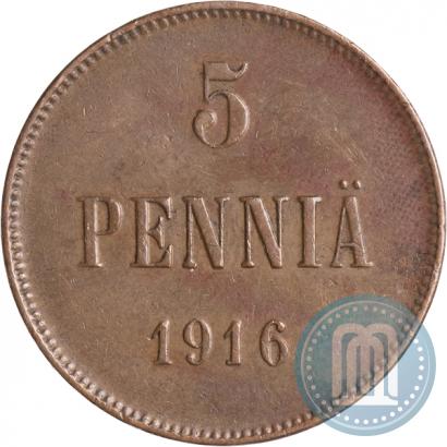 Фото 5 пенни 1916 года  