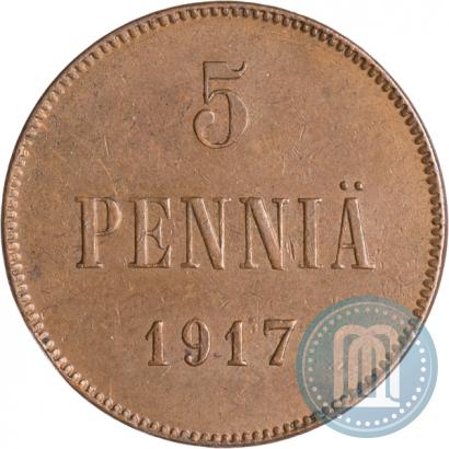 Фото 5 пенни 1917 года  