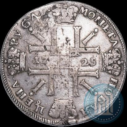 Picture 1 rouble 1725 year СПБ "Sun rouble, portrait in armour"