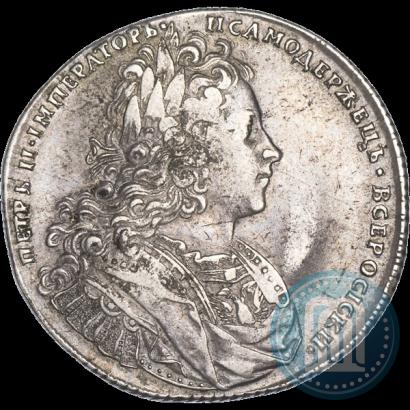 Picture 1 rouble 1727 year  "Petersburg type"