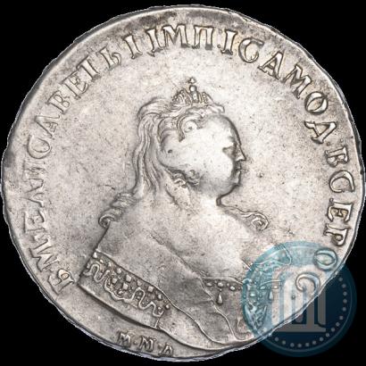 Picture 1 rouble 1743 year ММД 