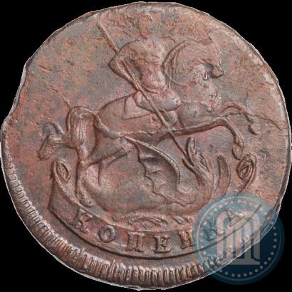 Picture 1 kopeck 1760 year  