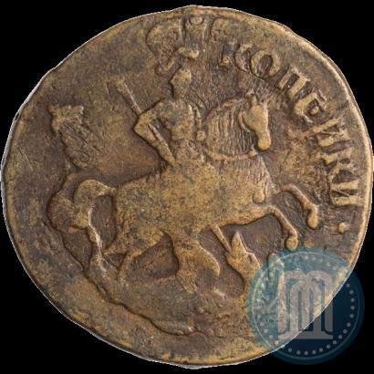 Picture 2 kopecks 1758 year  "Nominal above St. George"