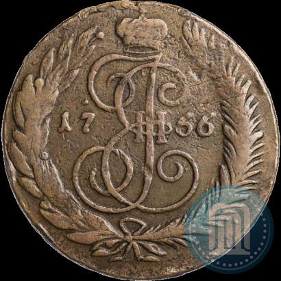 Picture 5 kopecks 1766 year СМ 