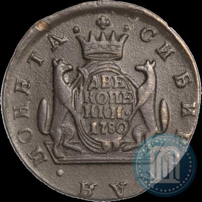Picture 2 kopecks 1780 year КМ 