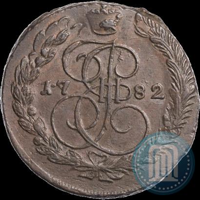 Picture 5 kopecks 1782 year ЕМ 